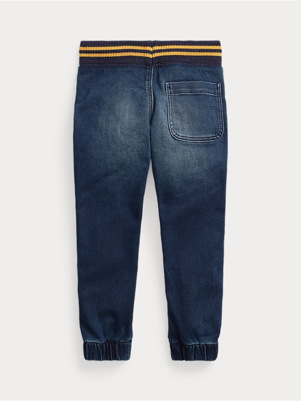 Ralph Lauren Boys Dark Blue Stretch Denim Jogger Size 4T - Picture 3 of 7